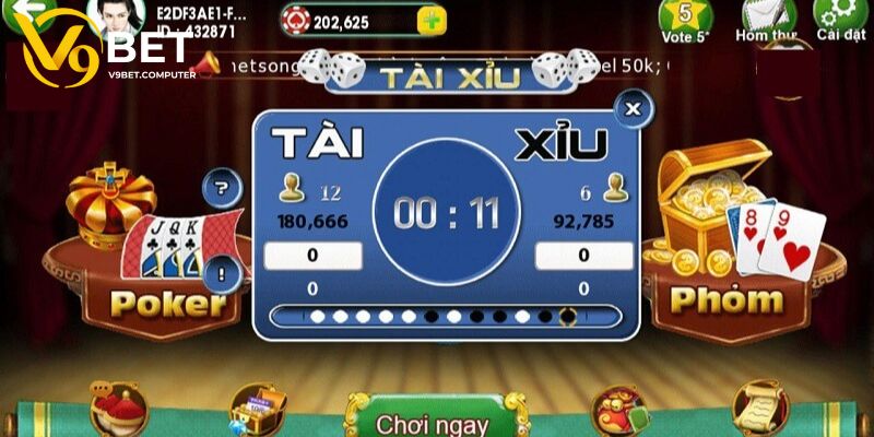 Live Casino V9bet: Cược Trực Tiếp Dealer Người Thật 4 Xúc xắc Tài Xỉu